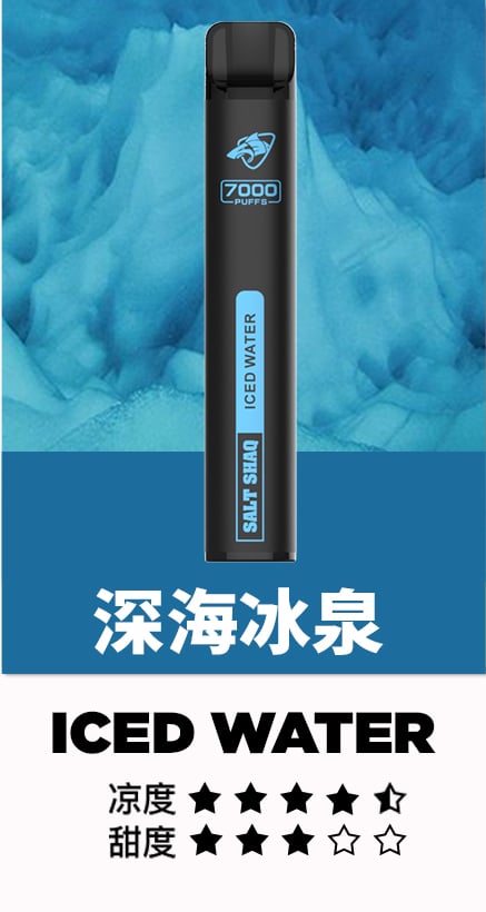 SALT SHAQ 鯊克7000口拋棄式煙桿|持久續航・經典口感 小黑條:圖片 13