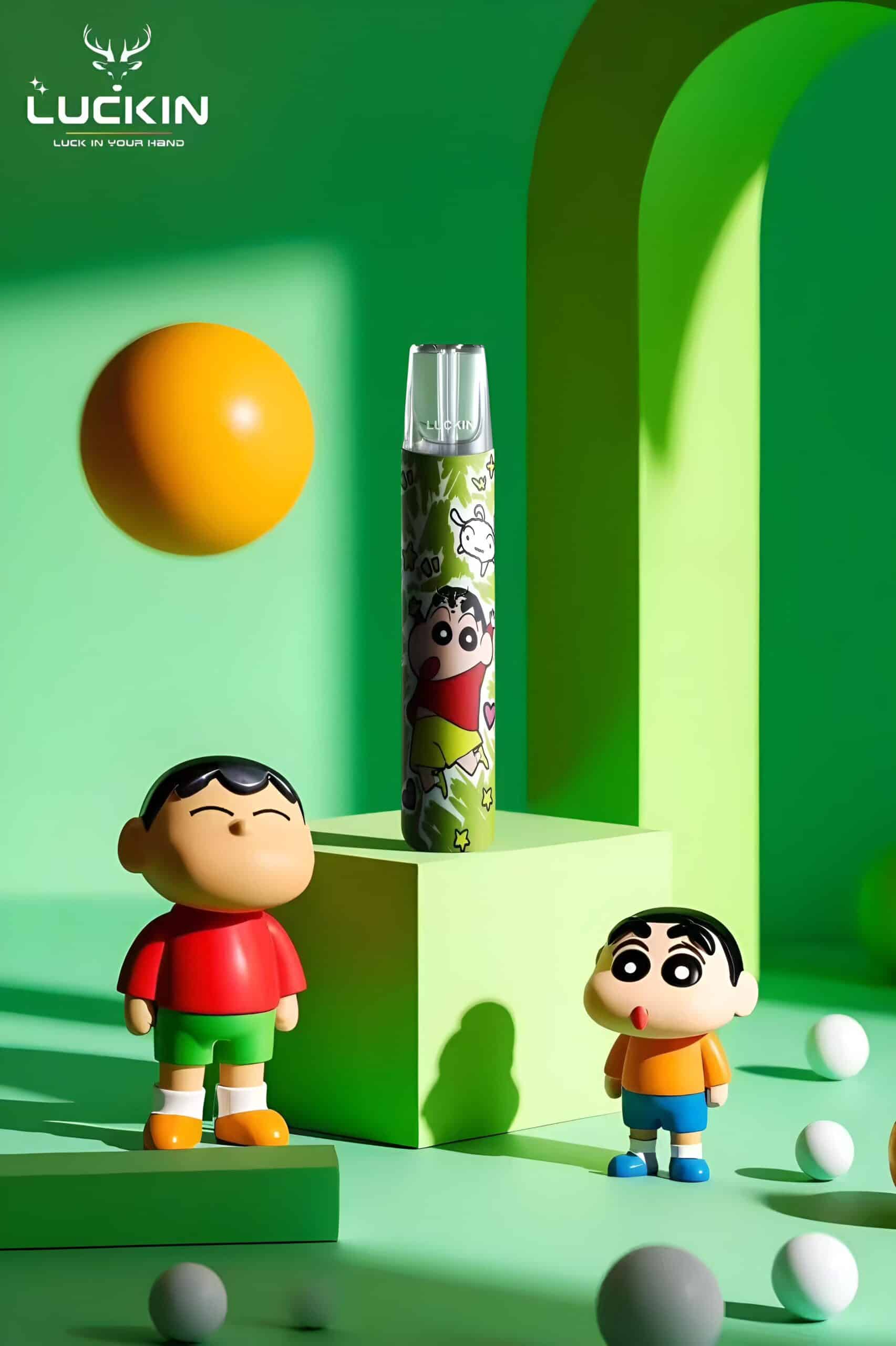 LUCKIN幸運一代電子煙主機 — 潮流設計×強勁體驗丨蠟筆小新、哪吒、史迪仔限量版震撼登場!:圖片 5