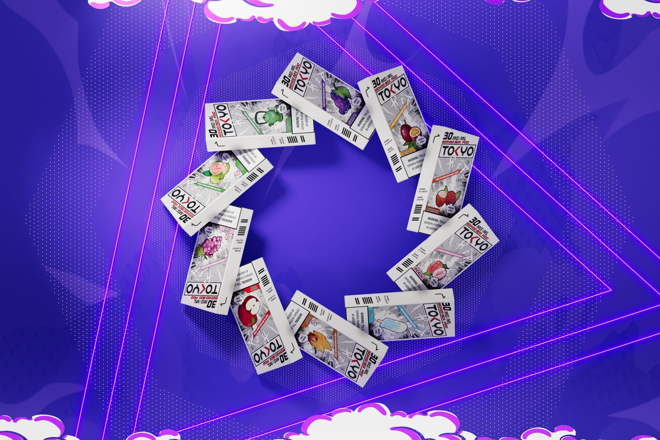 TOKYO MOHOO BOX 東京魔盒煙彈|大容量換彈式主機・買三盒加150送主機・台灣電子菸批發:圖片 2