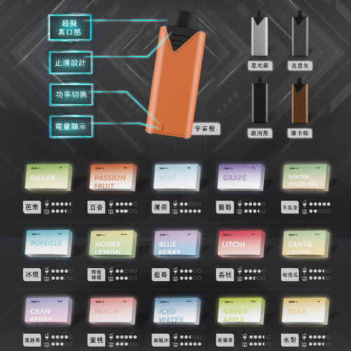 Lyze萊茲 換彈式10000口（東京魔盒通用）買五送主機8W / 13W 功率可切換